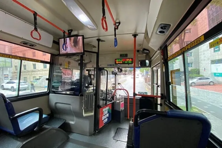 seoul bus interior