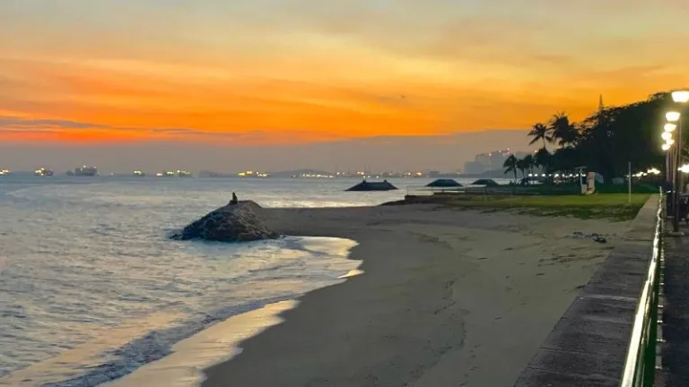 sunset at East Coast Park