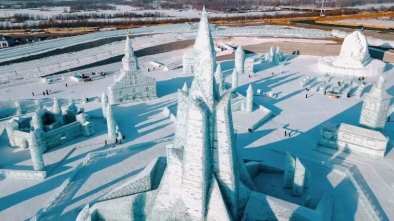 Harbin Ice and Snow World in China