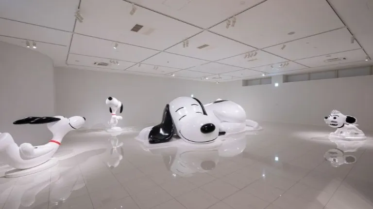 Exhibition of Snoopy statues in the Snoopy museum, Tokyo