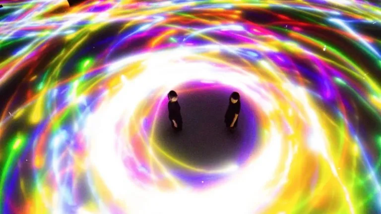 shallow pool exhibition in teamLab planets