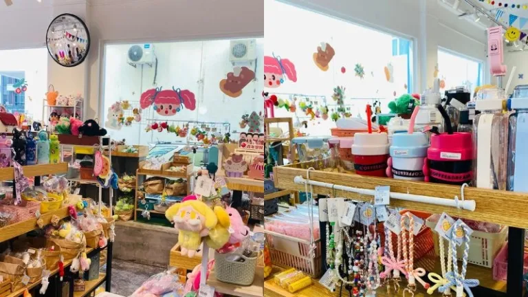 gift shop in Johor Bahru full of small crafts and gifts