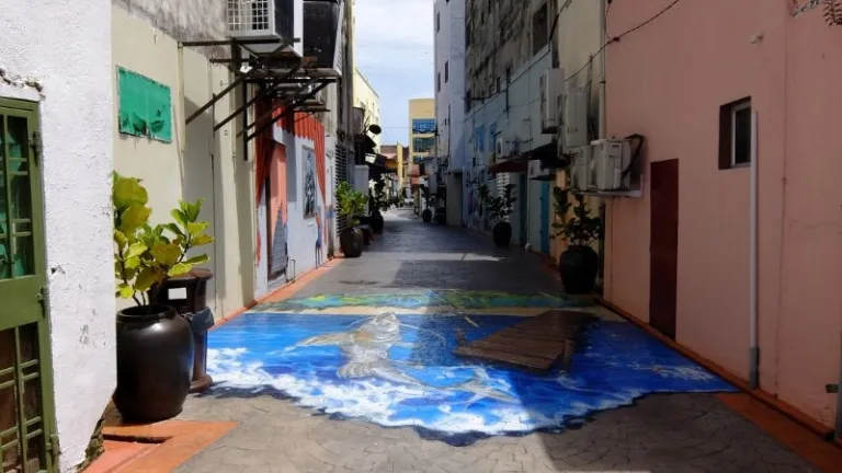 floor mural in Muar