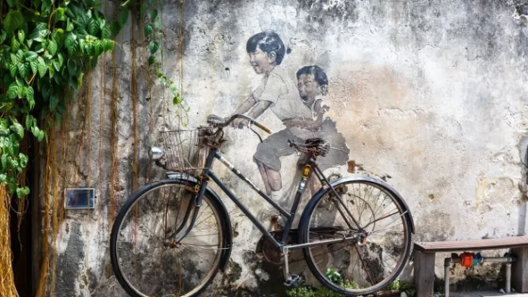 street mural art in Penang