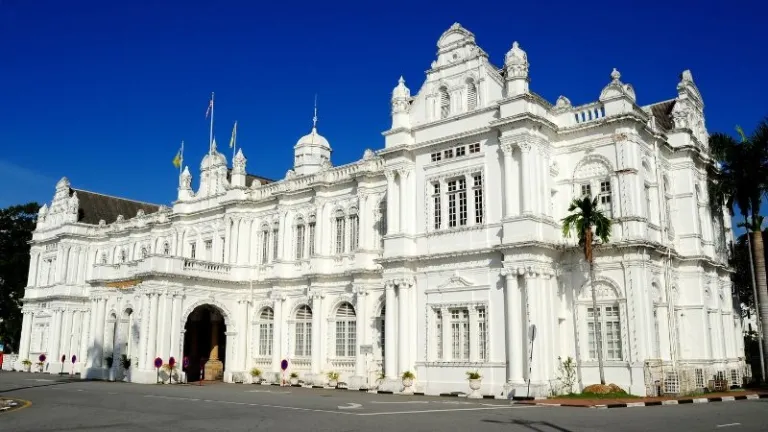white colonial building in Penang