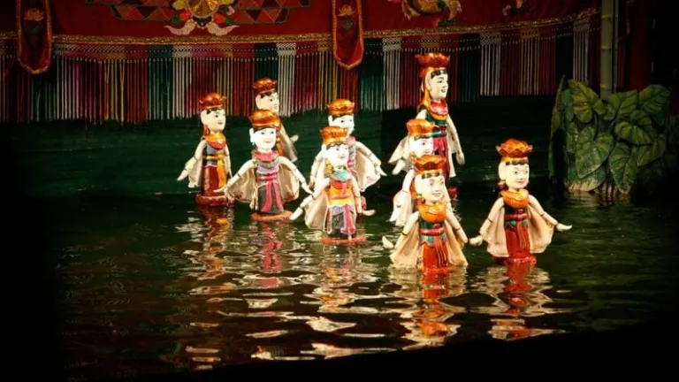 water puppet show in Vietnam