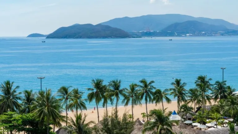 Nha Trang beach in Vietnam