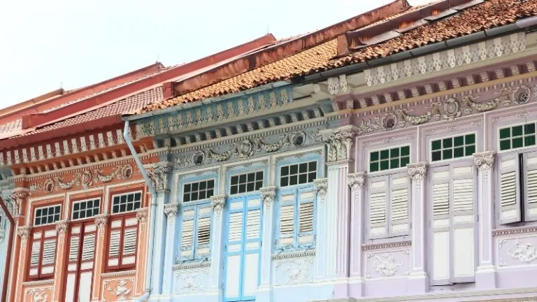 colourful old shophouses
