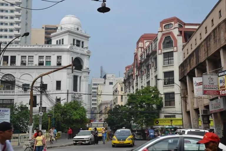 old heritage street in manila