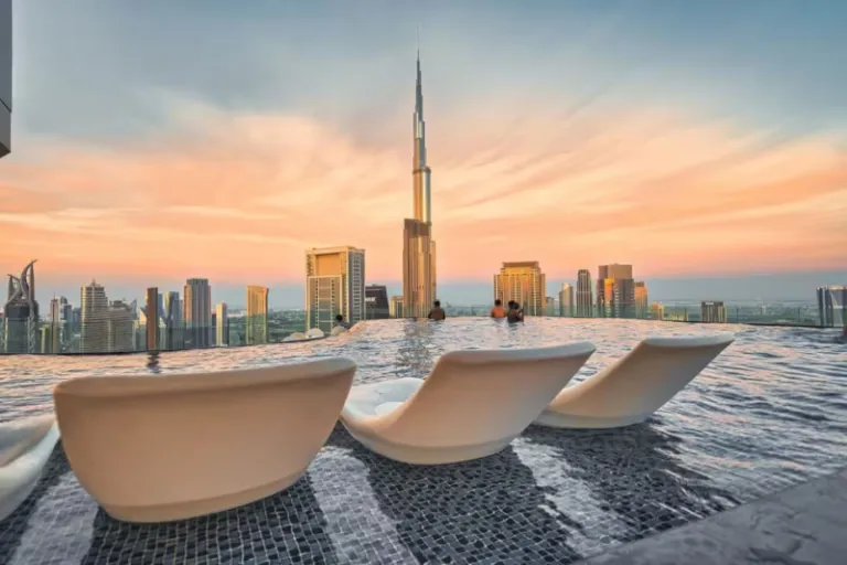Dubai Airbnb with Burj Khalifa View