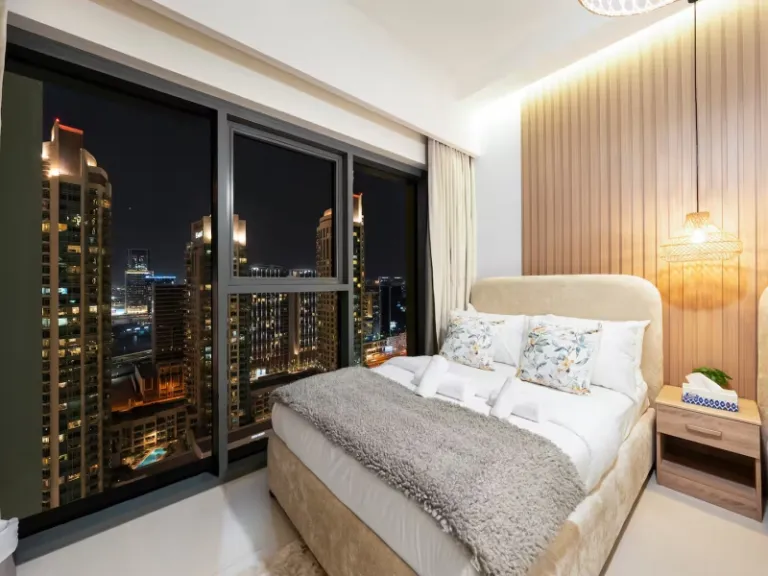 Dubai Airbnb with Burj Khalifa View