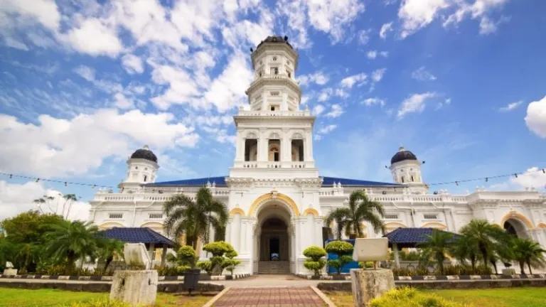 mosque against a blue sky