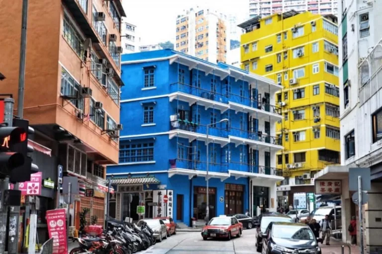 hong kong blue house