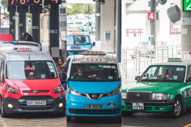 hong kong taxis
