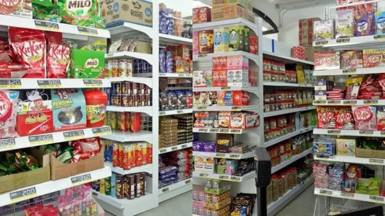 aisles of snacks