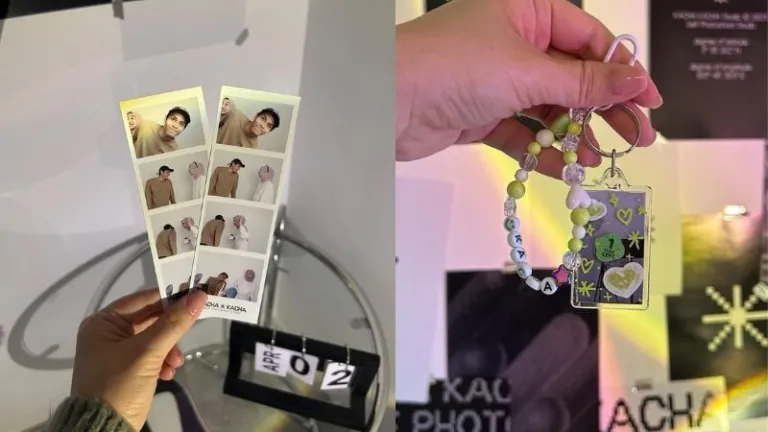 photostrip and keychain