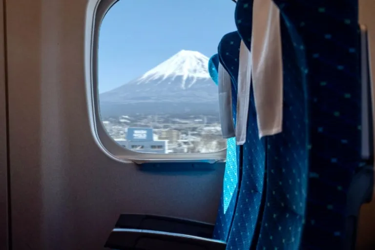 Mt Fuji Shinkansen view