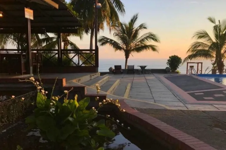 beach resort, seaside view