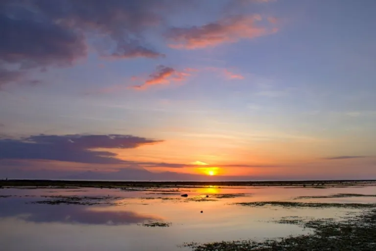 beach, seaside view, sunset