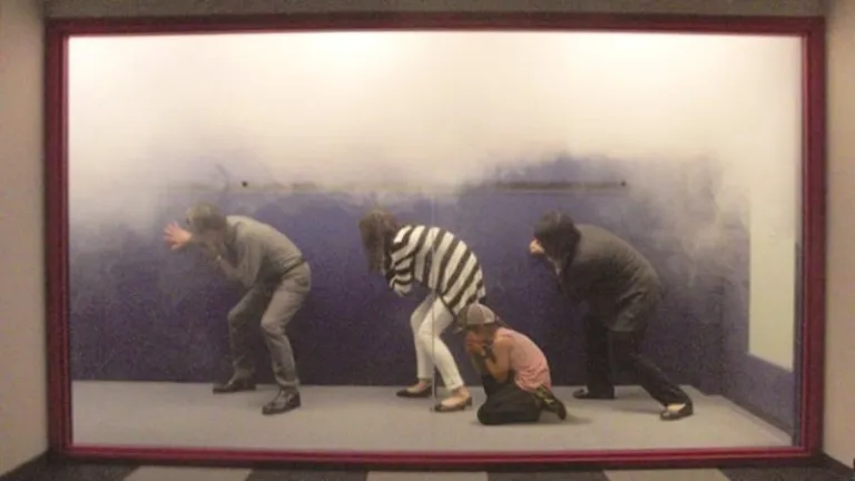 smoke experience at honjo disaster prevention centre