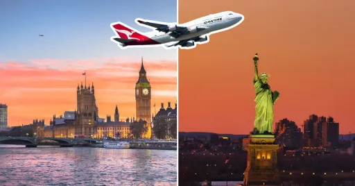 Image for article Qantas’s World’s Longest Flight to Connect Major Cities in 2026