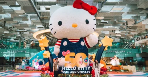 Image for article Hello Kitty Festive Wonderland Takes Over Changi Airport