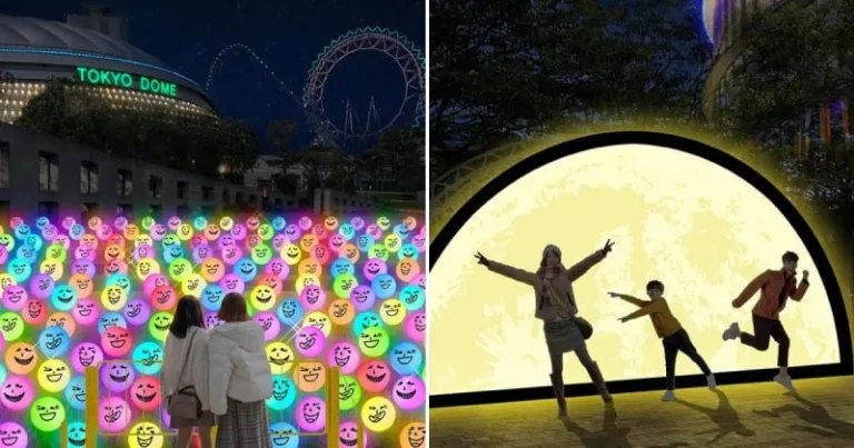 tokyo dome city winter illuminations japan