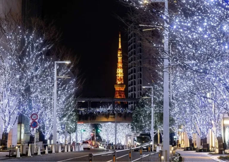 roppongi hills winter illuminations japan