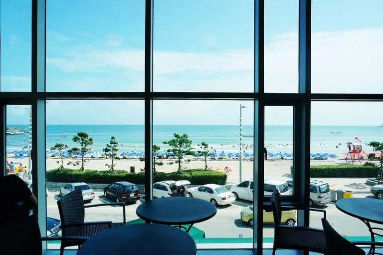 View from Starbucks Busan Songdo Beach