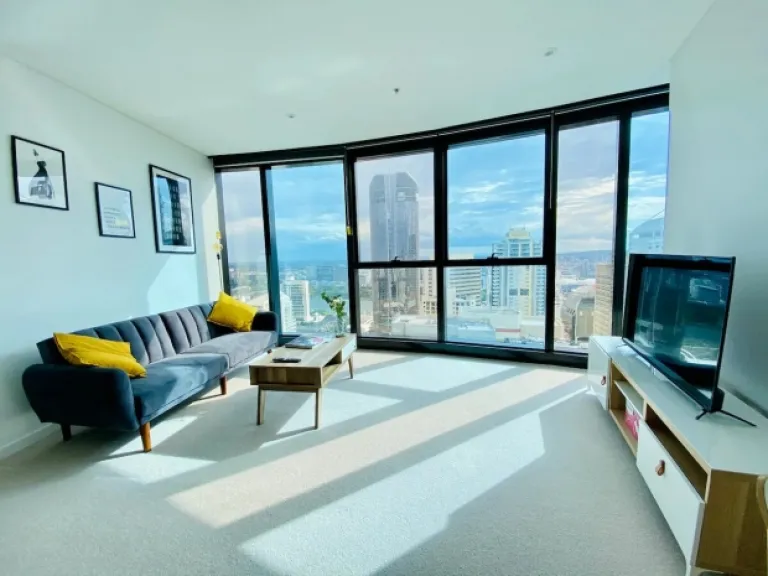 hall with splendid view of an Airbnb in Brisbane