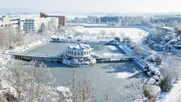 universities in south korea, Wonkwang University in winter