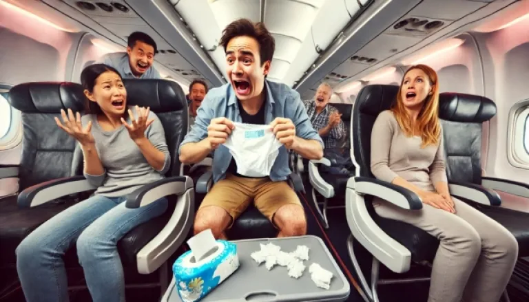 Travelling with kids requires ninja skills and expert diaper duty!