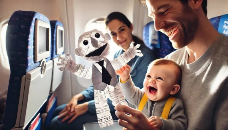 Traveling with kids means being an entertainer