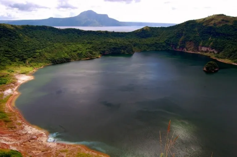 Vulcan Point Taal Volcano is one of the strange islands in the Philippines