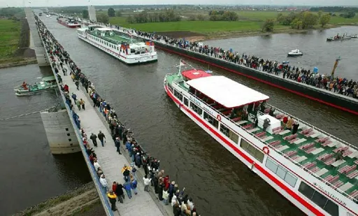 Image for article Magdeburg Water Bridge: World’s Longest Navigable Aqueduct