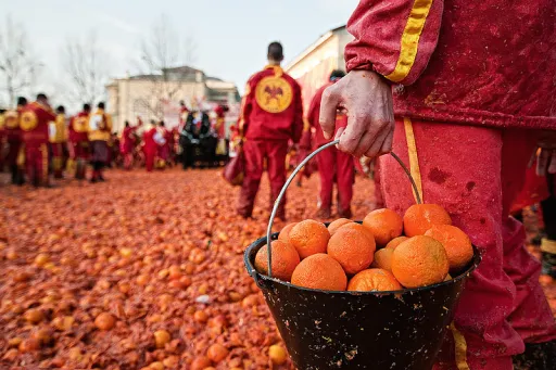 Image for article Battle of the Oranges: Join the Largest Food Fight in Italy