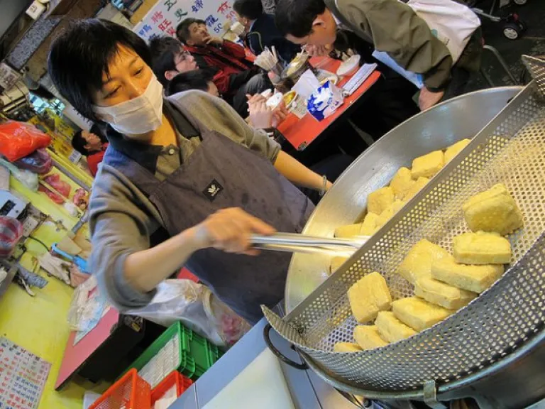 stinky tofu cooking