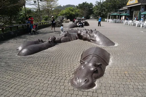 Image for article Hippos on the Loose! They are Almost Ready to Attack Humans