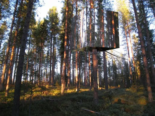 Image for article Mirrorcube: Sweden’s Invisible Treehotel Room