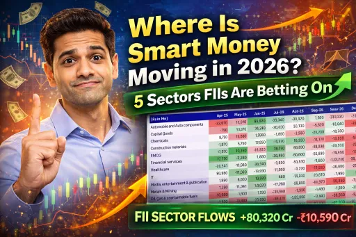 image for article Where Is Smart Money Moving in 2026? 5 Sectors FIIs Are Betting On