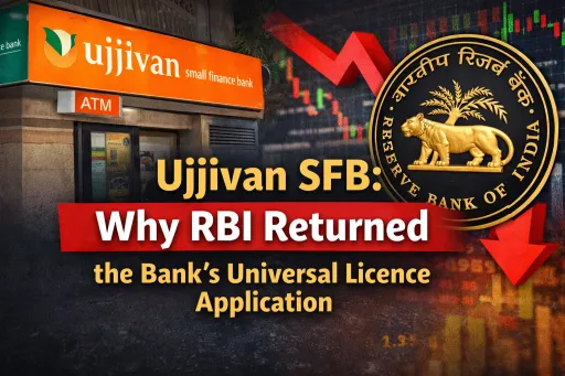 image for article Ujjivan Small Finance Bank: Why RBI Returned the Bank’s Universal Licence Application