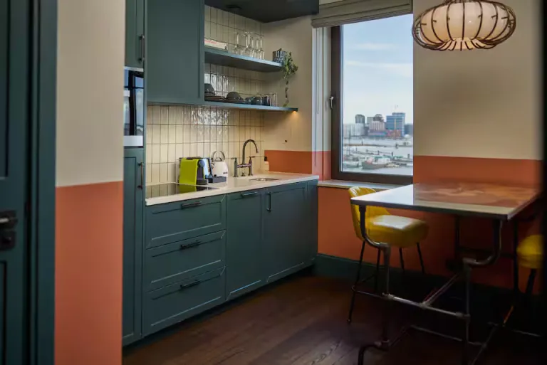 Airbnb in Amsterdam with canal views