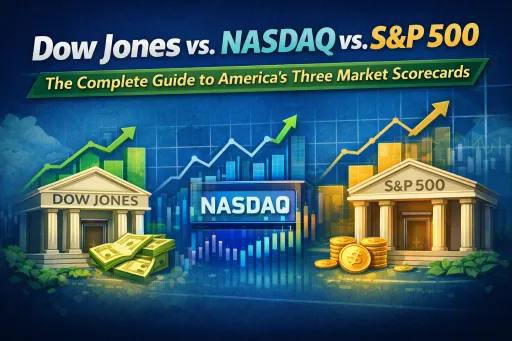 image for article Dow Jones vs. NASDAQ vs. S&P 500: The Complete Guide to America's Three Market Scorecards