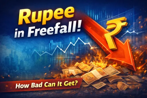 image for article Why Is the Indian Rupee Falling in 2026? Causes, Consequences, and the Road Ahead