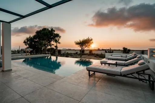 Image for article Best Sunset View Airbnb Stays in Santorini, Greece to Book in 2026