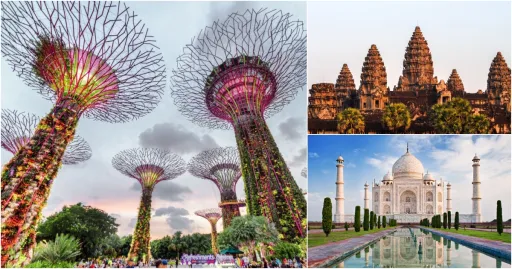 Image for article Gardens by the Bay Ranked Top Attraction in Asia, Beating out Angkor Wat & Taj Mahal
