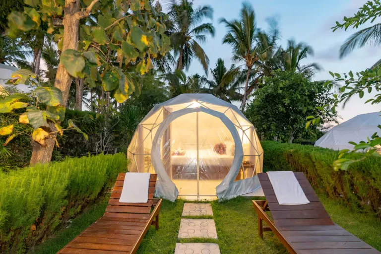 Jungle Dome Airbnb Stays in Indonesia for Nature Escapes