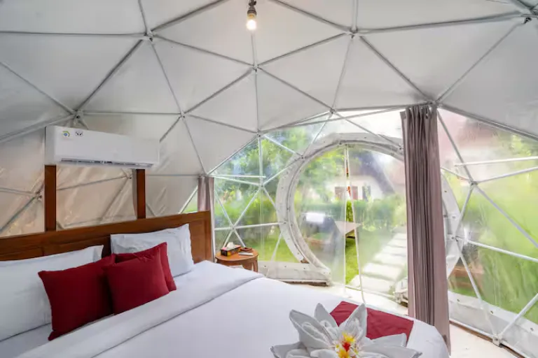 Jungle Dome Airbnb Stays in Indonesia for Nature Escapes