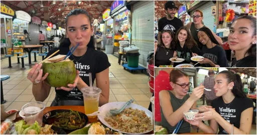 Image for article Dua Lipa Named Singapore's Maxwell Food Centre as One of Her Favourites!