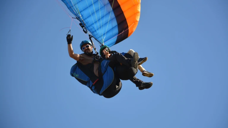 Paragliding in Pushkar
